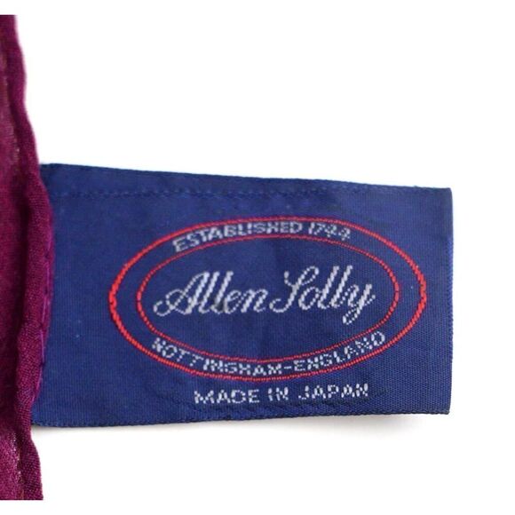 33.5"x33.5" Allen Solly MULTICOLOR FLORAL SILK HANDROLLED SCARF SHAWL WRAP (G89 - Picture 6 of 9